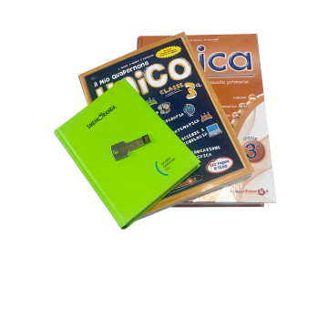 Unica classe 3ª (con USB Pen Drive) + Quadernone Unico 3ª + Agenda scolastica
